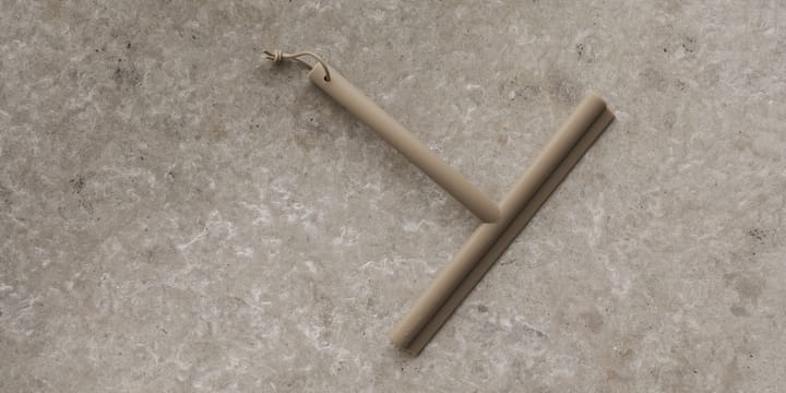 Vipo doucheschraper met haakje, Tan blomus