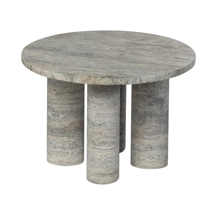 Volos bijzettafel S Ø52 cm - Silver Travertine - Blomus