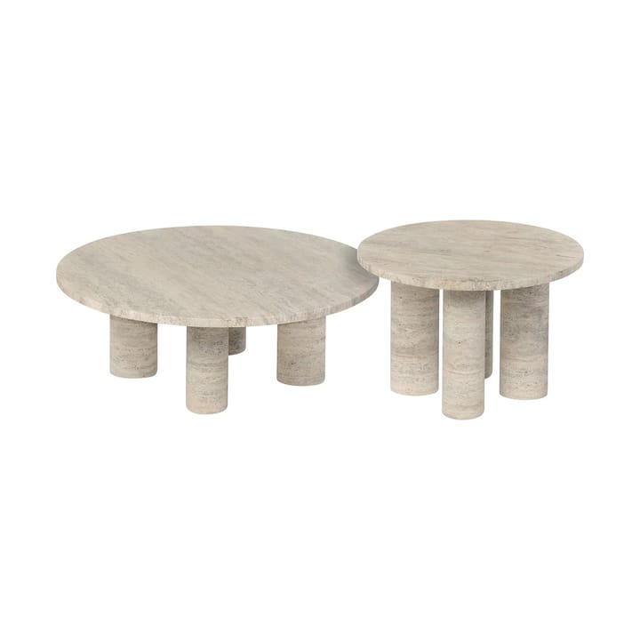 Volos bijzettafel S Ø52 cm, Travertine blomus