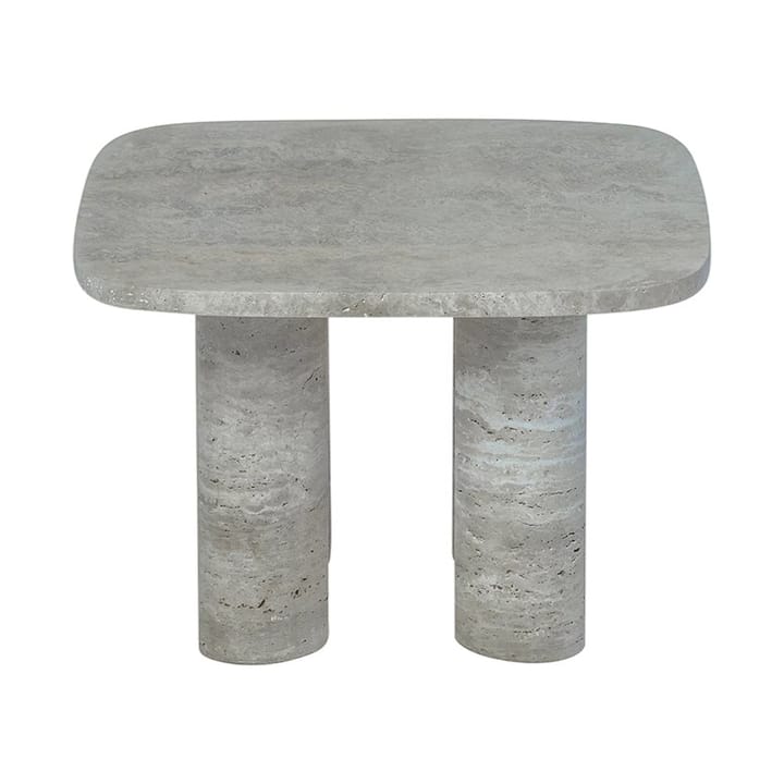 Volos bijzettafel S 52x52 cm, Silver Travertine blomus