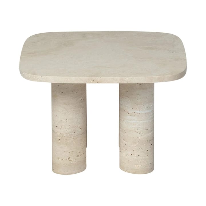 Volos bijzettafel S 52x52 cm, Travertine blomus