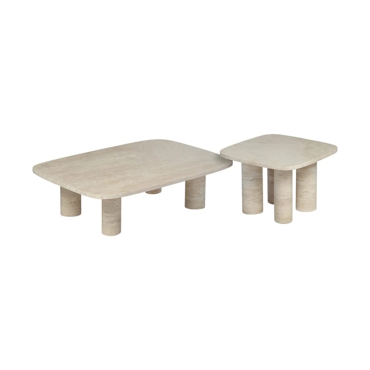 Volos bijzettafel S 52x52 cm, Travertine blomus