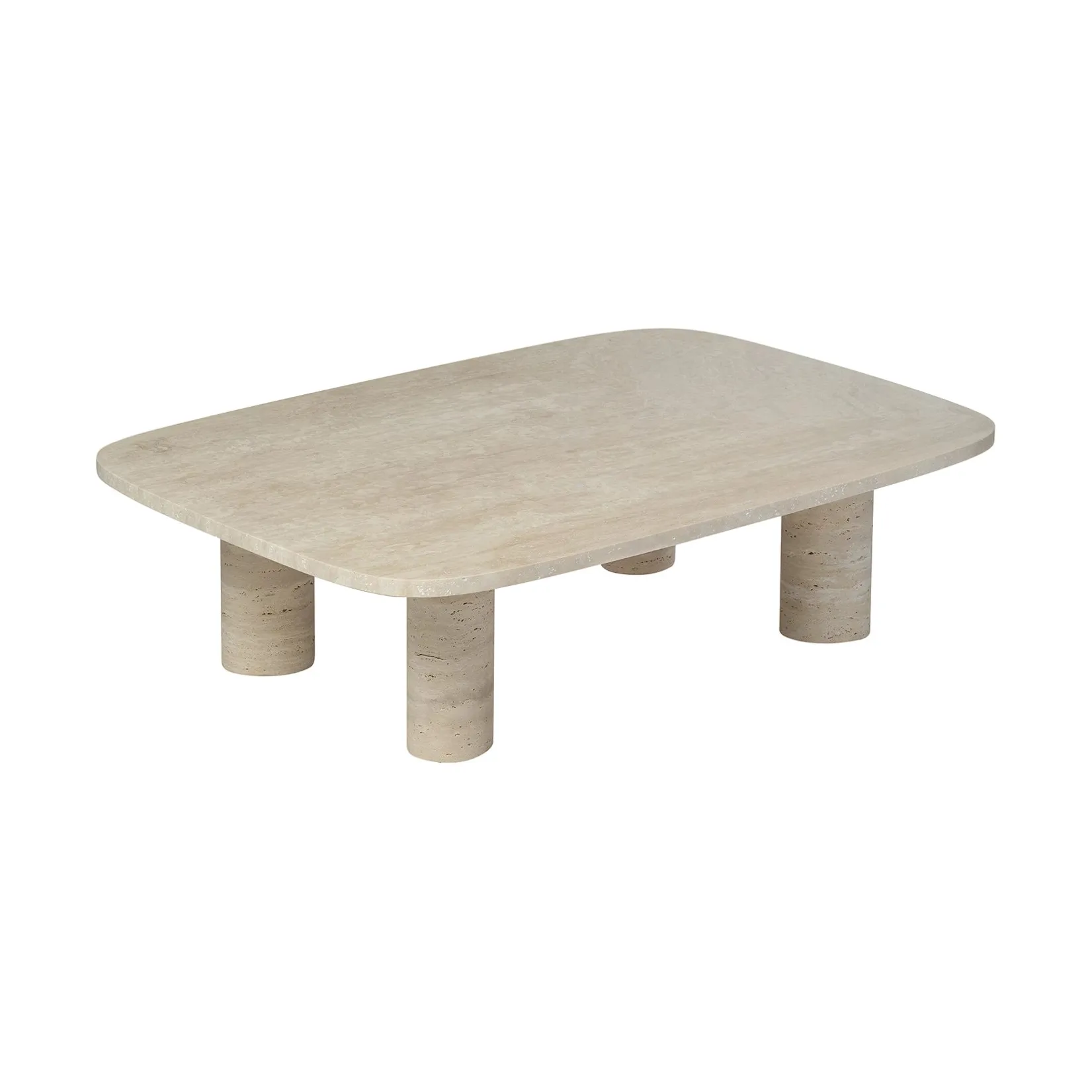 Volos salontafel L 100x70 cm, Travertine blomus