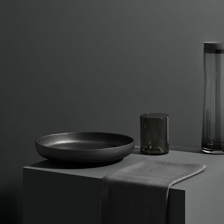 Wave bekerglas, 2 stuks, Zwart Blomus