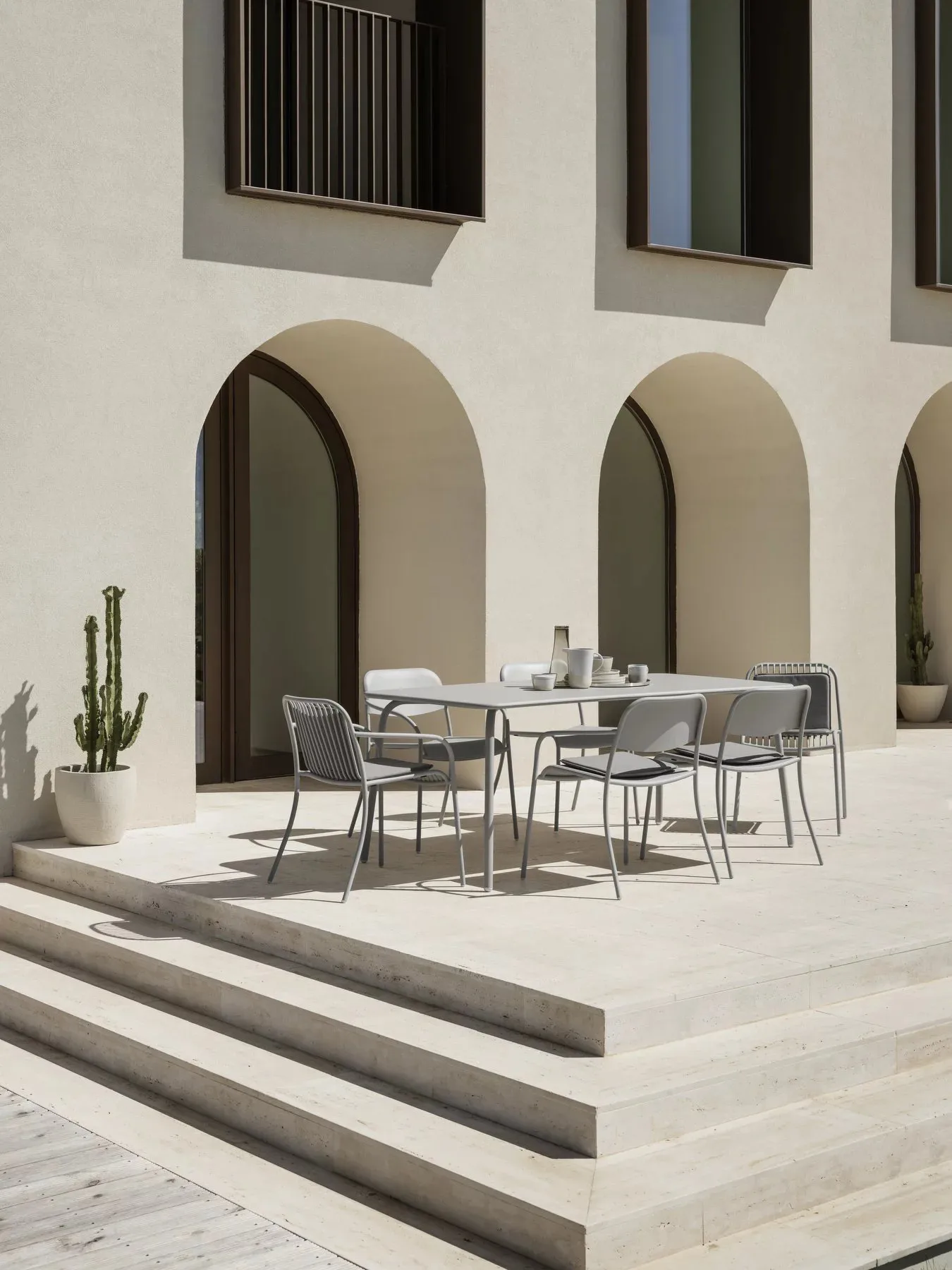 YUA Chair stoel, Silk grey blomus