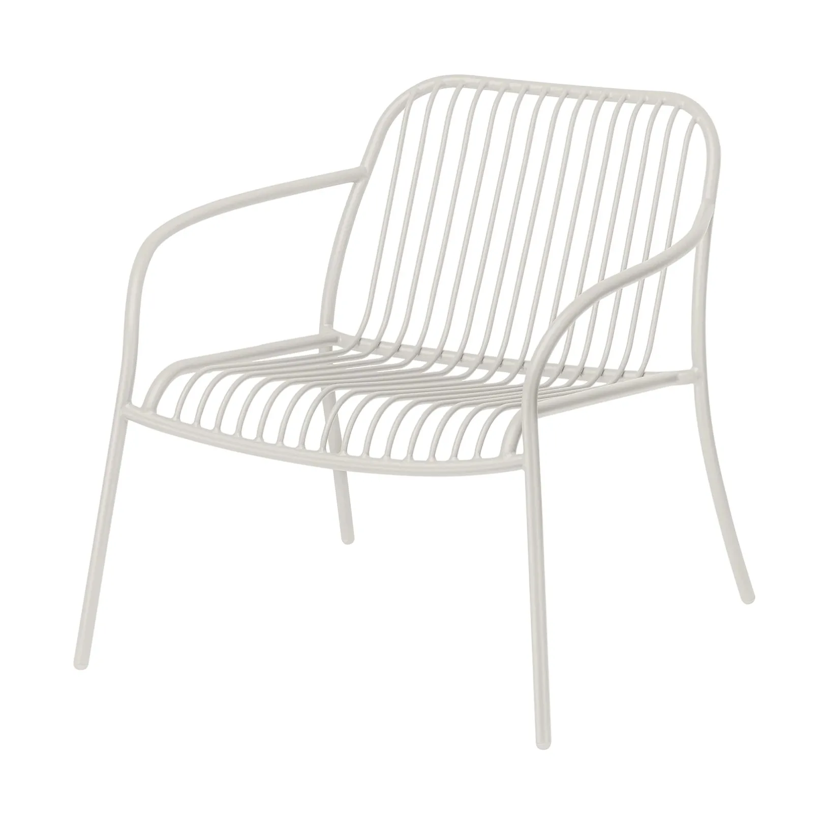 YUA WIRE lounge Chair stoel, Silk grey blomus