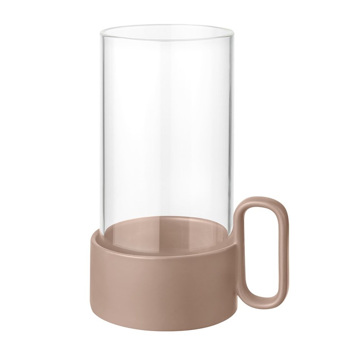 blomus Yuragi windlicht 21 cm Terracotta | Scandinavisch Interieur | Kaarsenhouders & kaarsenborden | Bruin