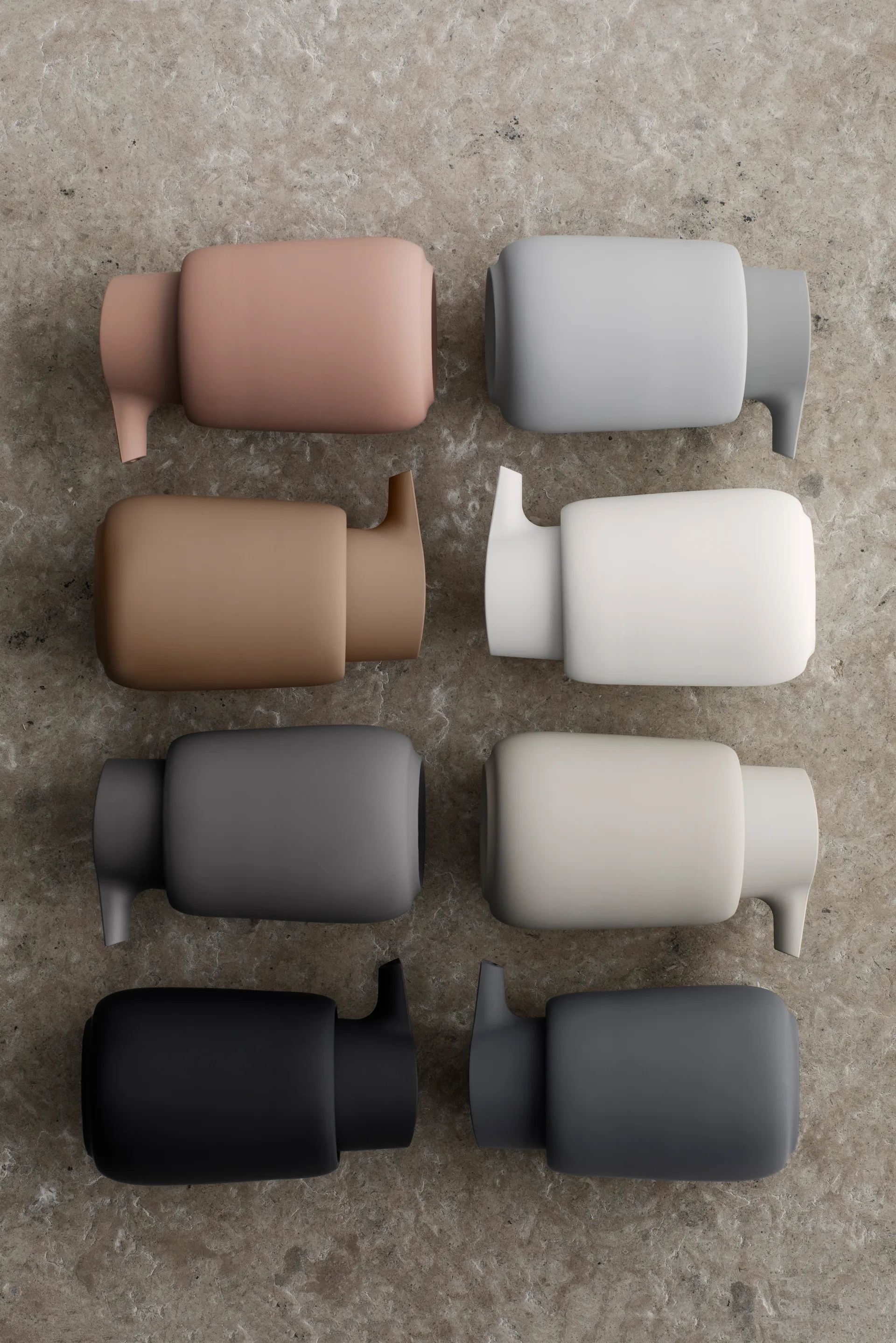 Zeepdispenser keramiek Ø8,5 cm, Bruin blomus