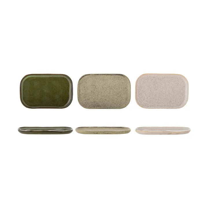 Addison dessertbord - Green, 3-delig - Bloomingville