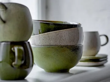Addison kom Ø16 cm 3-delig - Green - Bloomingville