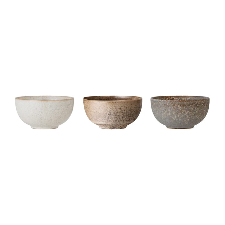Addison kom Ø16 cm 3-delig - Grijs - Bloomingville