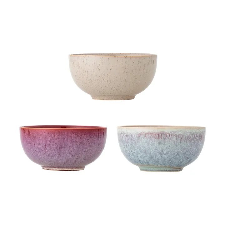 Addison kom Ø16 cm 3-delig - Roos - Bloomingville