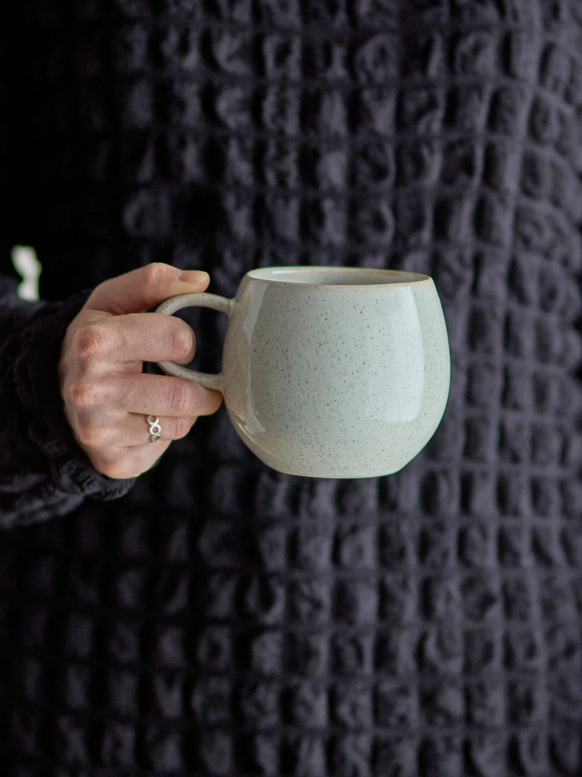 Addison mok 50 cl, Wit Bloomingville