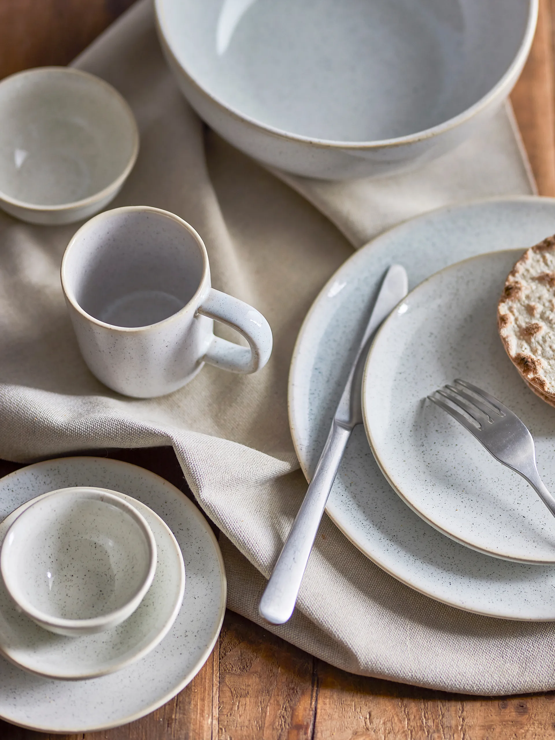 Addison schaal 7,5 cl, Wit Bloomingville