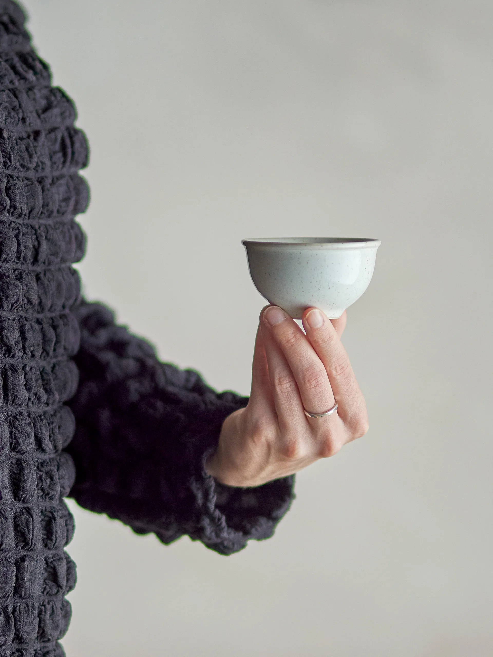 Addison schaal 7,5 cl, Wit Bloomingville