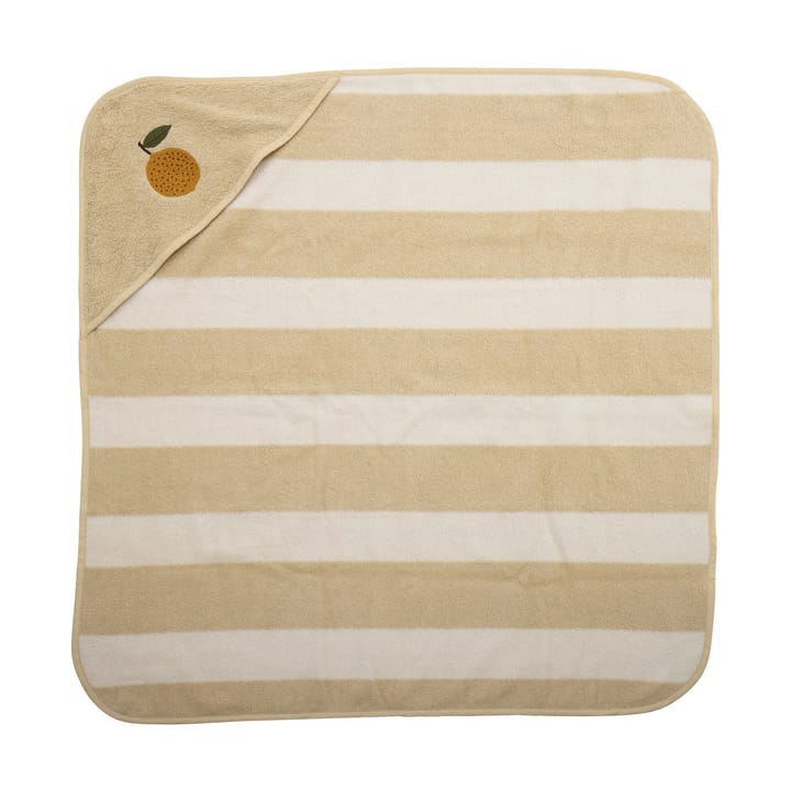 Agnes badhanddoek met capuchon 78x78 cm, Sinaasappel Bloomingville