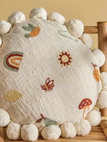 Agnes kussen Ø40 cm - Nature - Bloomingville