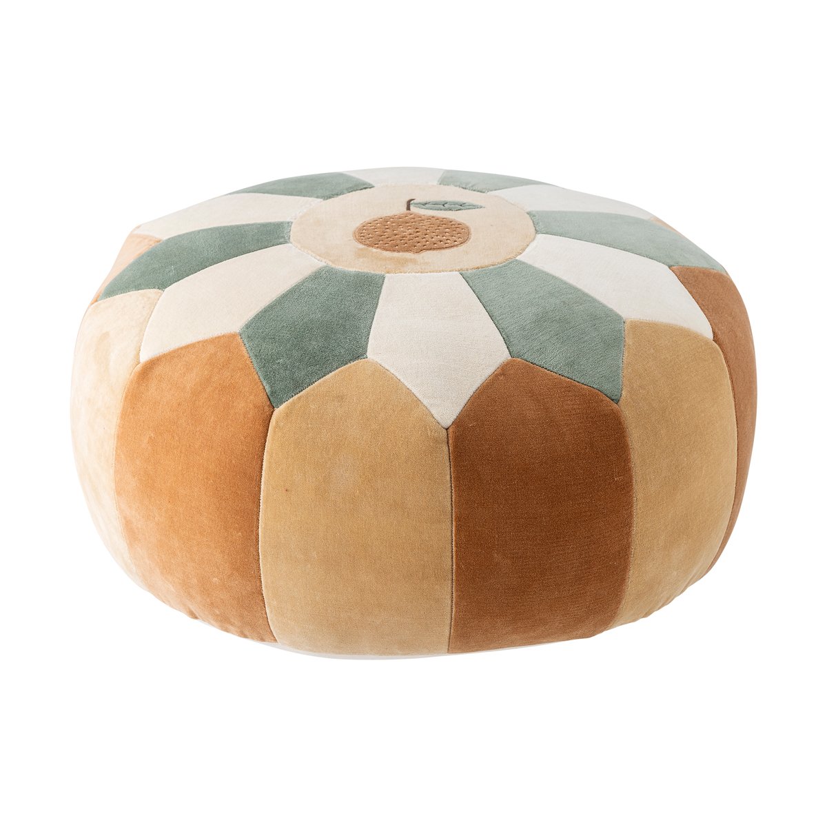 Bloomingville Agnes poef o50x30 cm Bruin | Scandinavisch Interieur | Poefs en hockers | Bruin