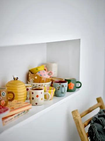 Alfred pot met deksel - Geel - Bloomingville