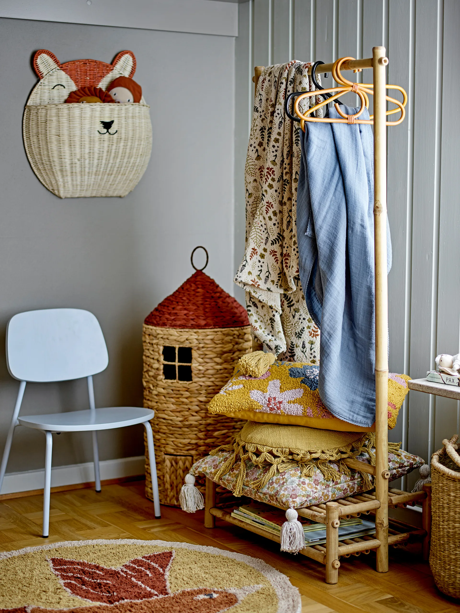 Amilly kussen 45x45 cm, Bruin Bloomingville