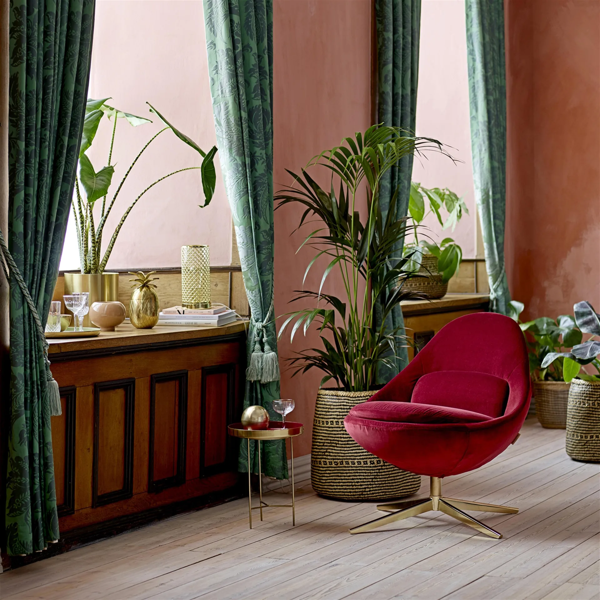 Ananas ijsemmer, 24 cm. Bloomingville