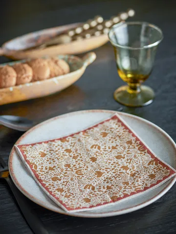 Anniversary papieren servet 20-pack - Geel - Bloomingville