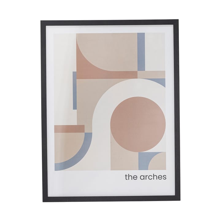 Arches Illustratie 32x42 cm - Zwart frame - Bloomingville