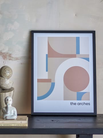 Arches Illustratie 32x42 cm - Zwart frame - Bloomingville