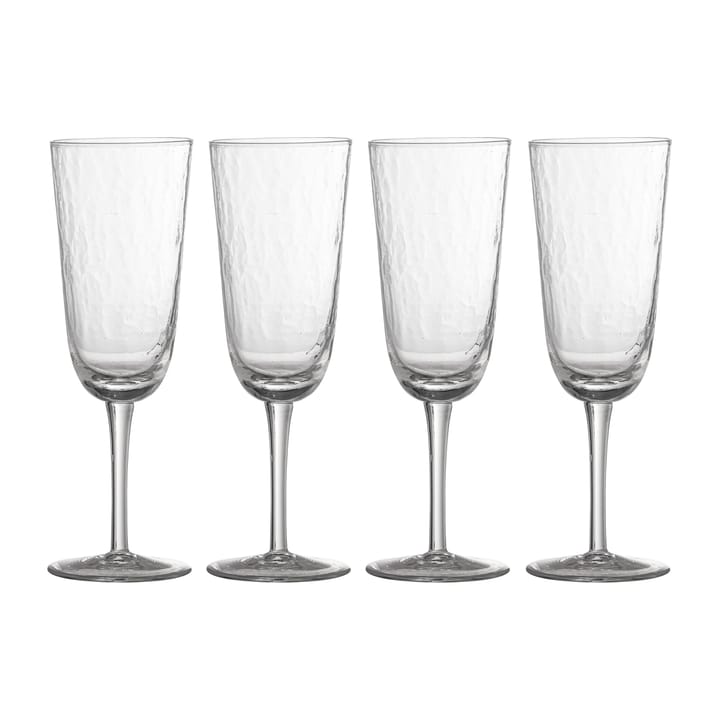Asali champagneglas 27,5 cl 4-pack - Transparant - Bloomingville