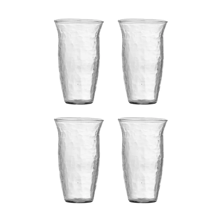 Asha drinkglas 4-pack - Helder - Bloomingville