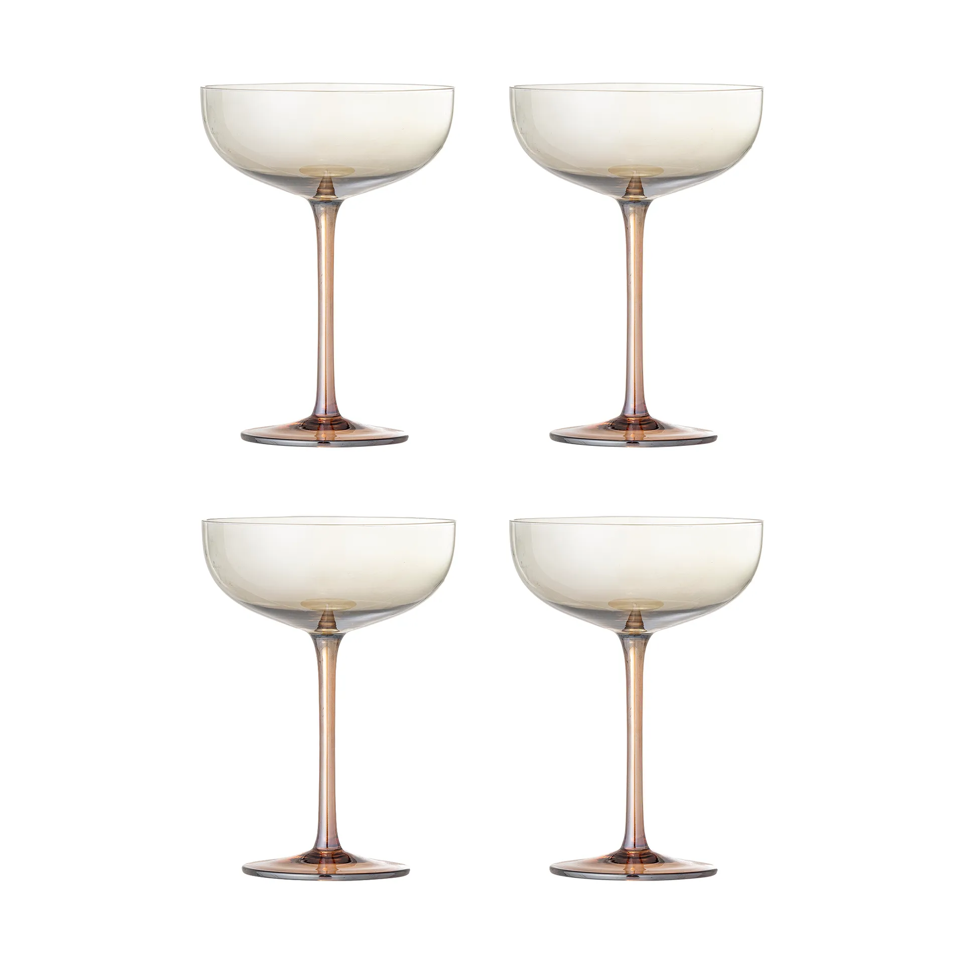 Aston cocktailglas 4-pack, Brons Bloomingville