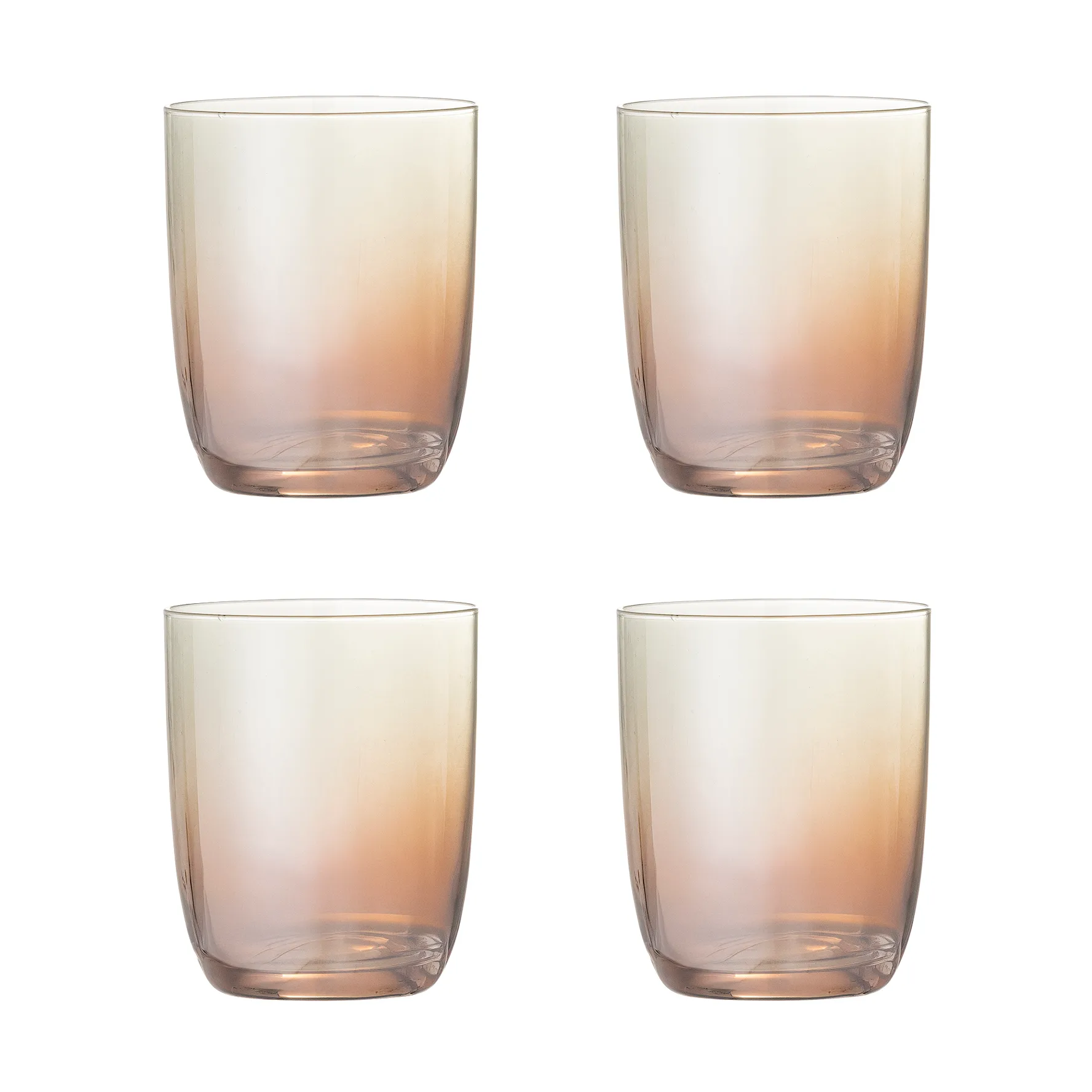 Aston drinkglas 4-pack, Brons Bloomingville