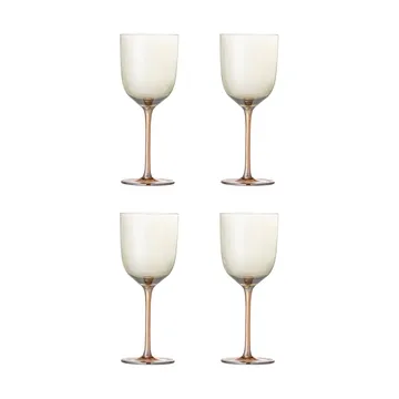 Aston wijnglas 4-pack - Brons - Bloomingville