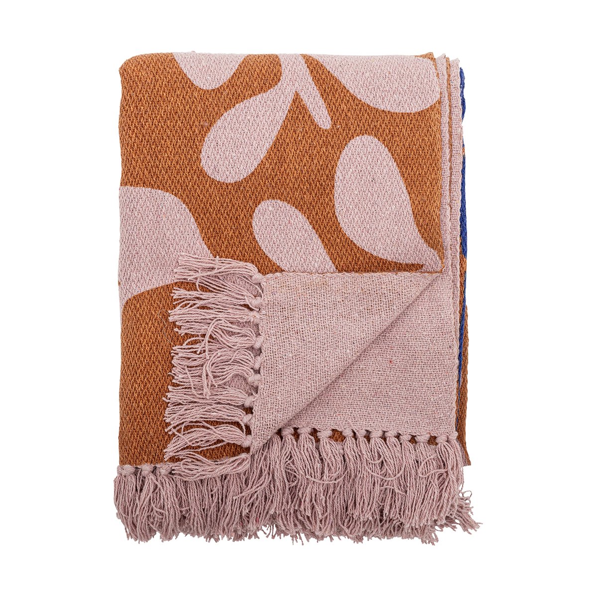Bloomingville Atle plaid 130x160 cm Bruin | Scandinavisch Interieur | Wollen dekens & spreien | Bruin
