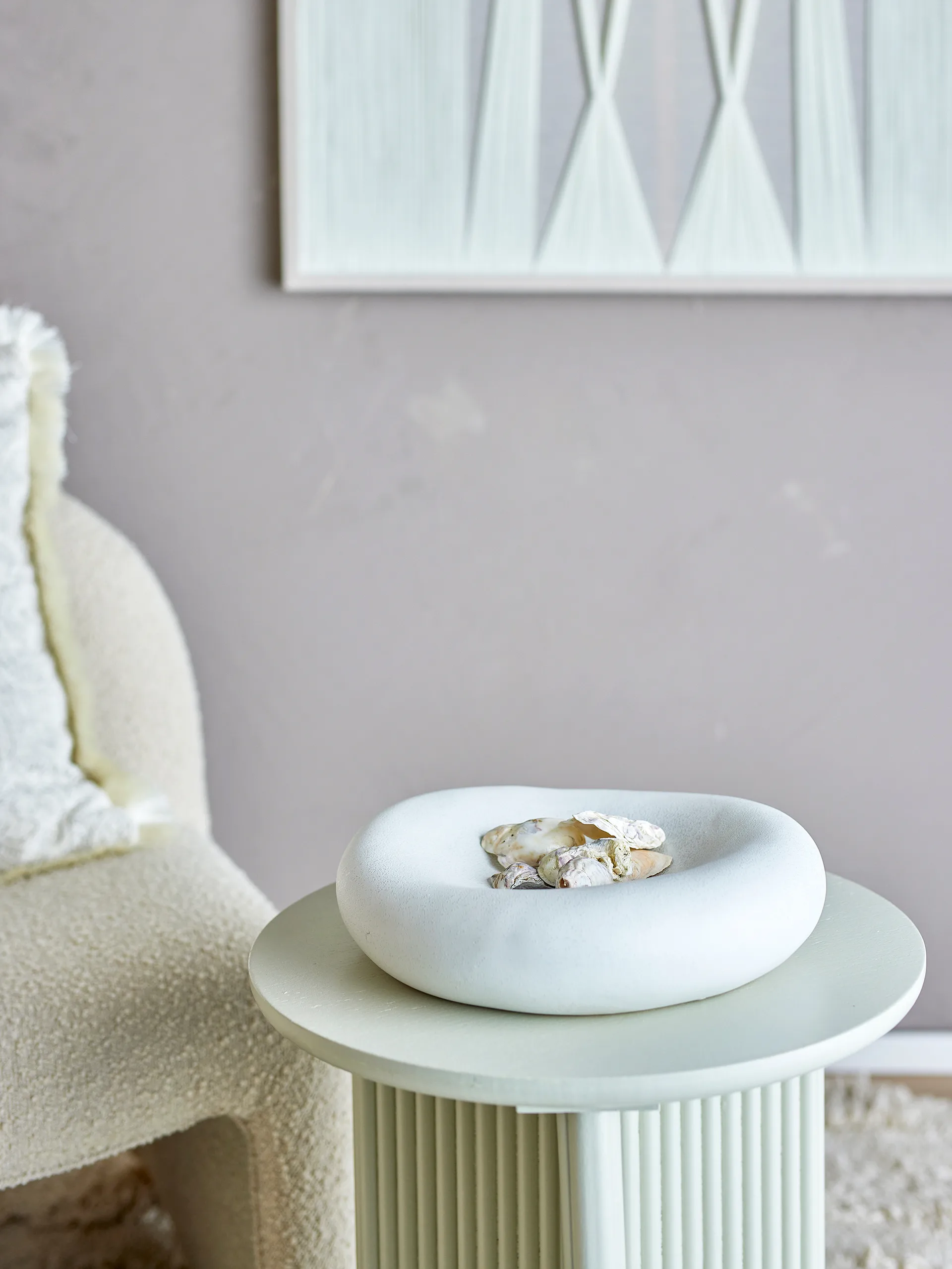 Audra schaal Ø30 cm, Wit Bloomingville