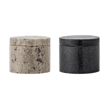 Avani zout- en peperstel - Multi Marble, 2 delen - Bloomingville