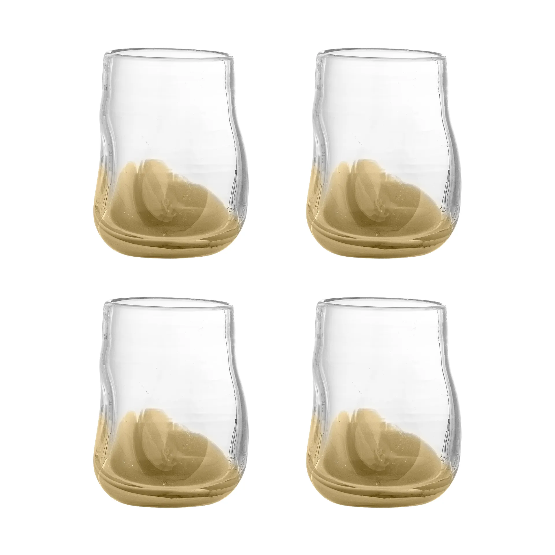 Ballard drinkglas 4-pack, Natuur Bloomingville