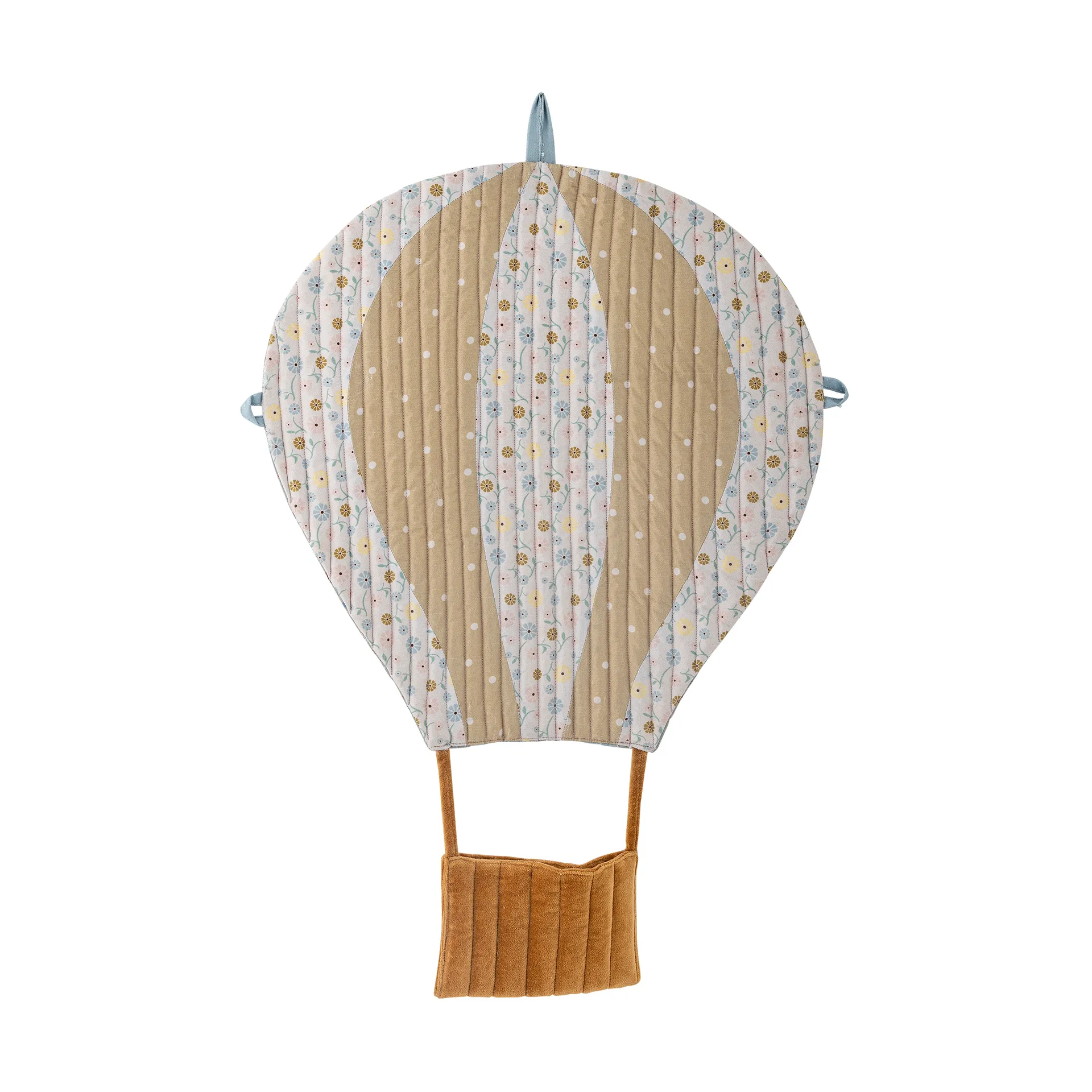 Ballon wanddecoratie 45x60 cm, Blauw-bruin Bloomingville