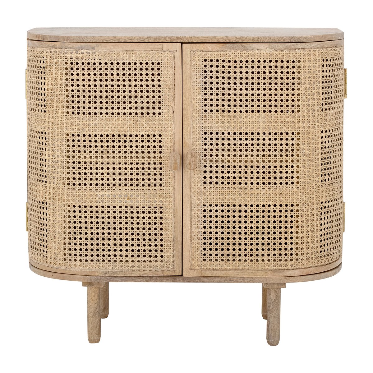 Bloomingville Bandol kast 80x40x75 cm Mangohout | Scandinavisch Interieur | Vitrinekasten | Beige