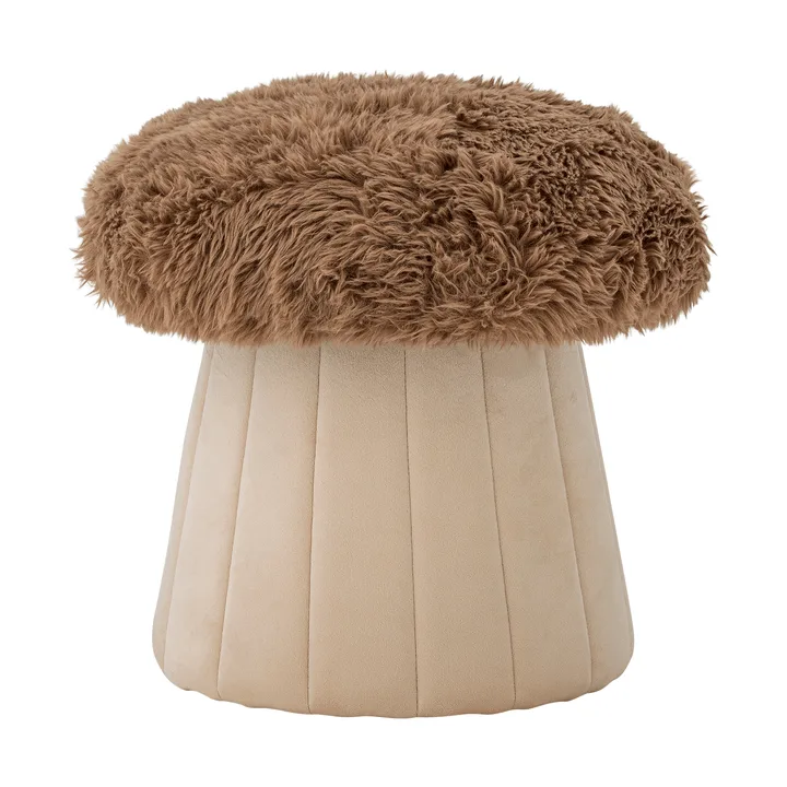 Bertil zitpoef Ø37 cm - Spons, bruin - Bloomingville