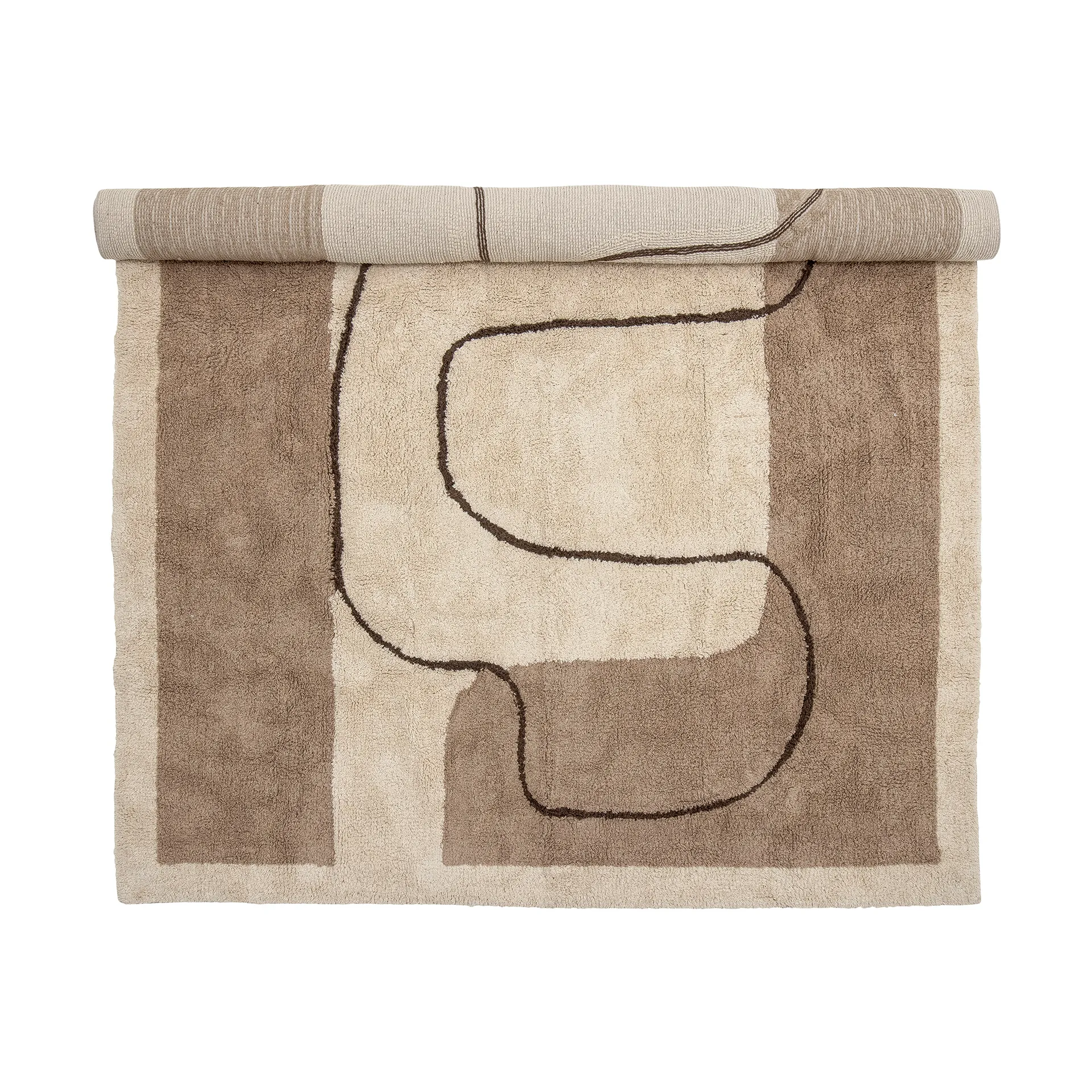 Bet vloerkleed 150x215 cm, Nature cotton Bloomingville