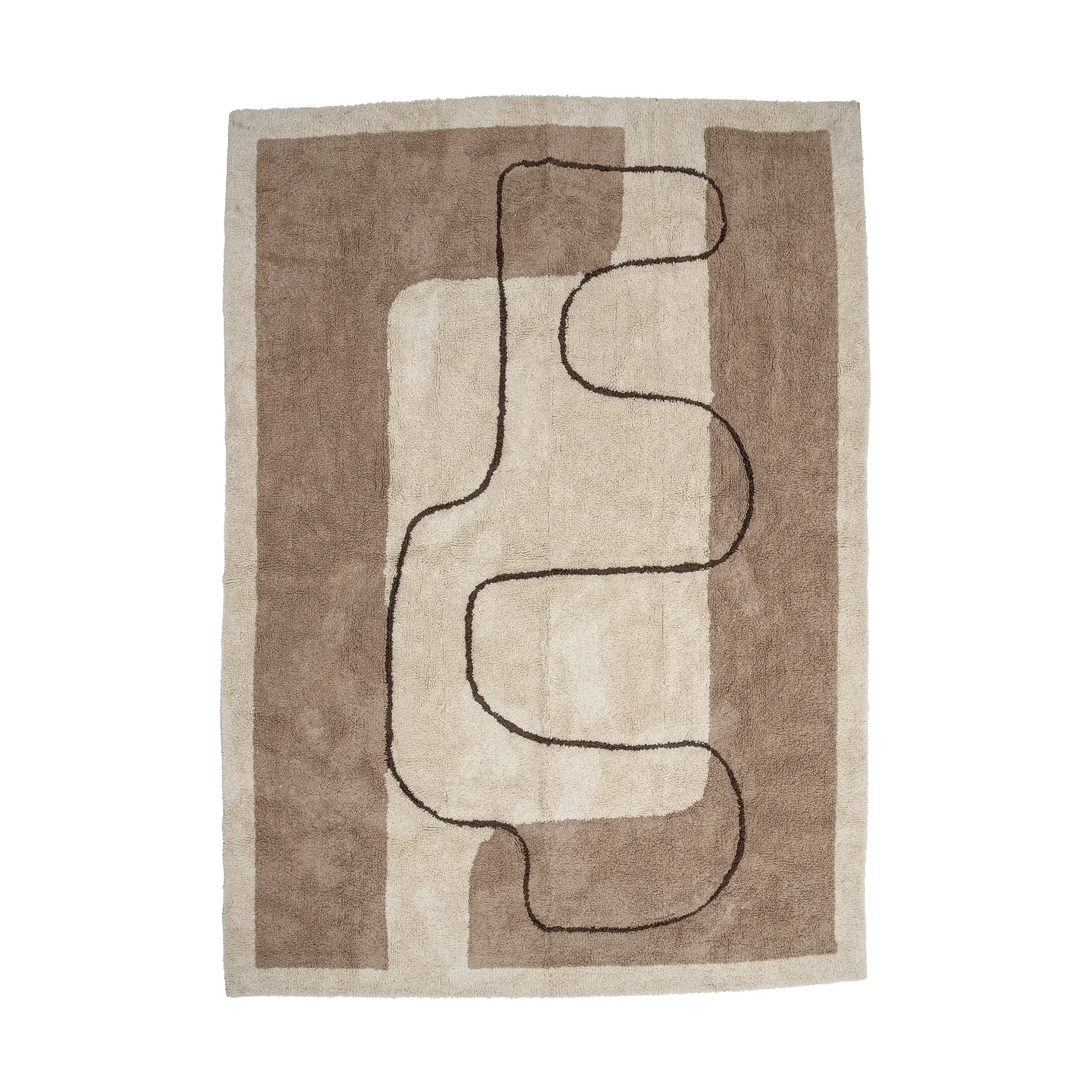 Bet vloerkleed 150x215 cm, Nature cotton Bloomingville
