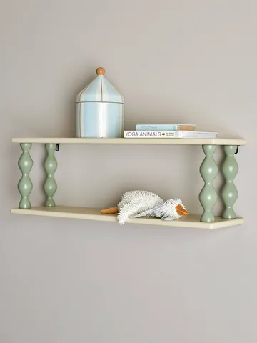 Bibiola plank 80x26 cm - Groen - Bloomingville