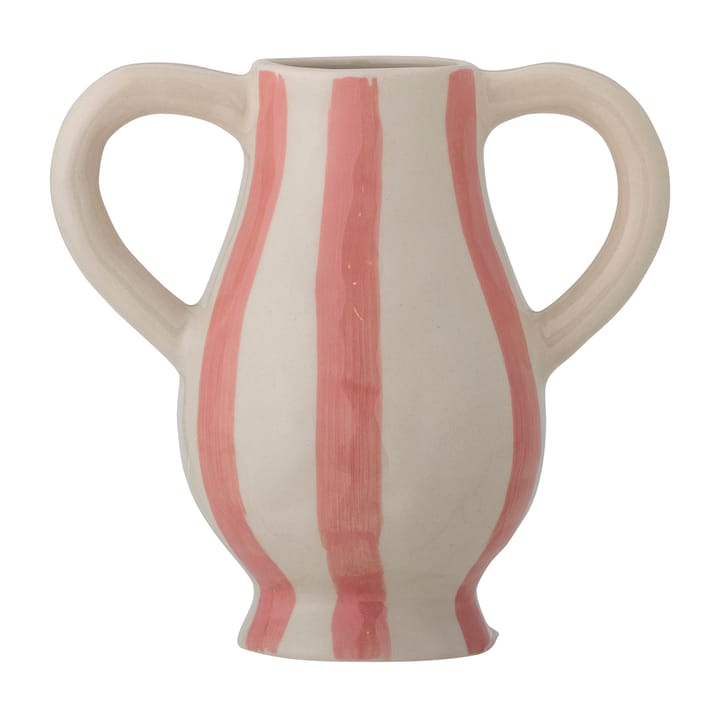Binti vaas 15 cm - Wit-roze - Bloomingville