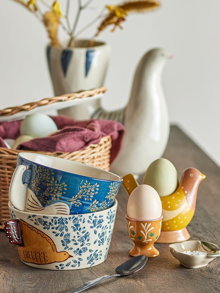 Birdy eierdop 2-pack, Blue-yellow Bloomingville