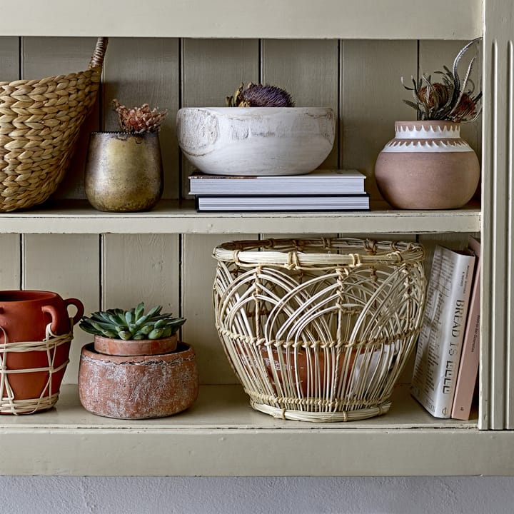 Bloomingville bloempot met handvat Ø 23 cm, Terracotta Bloomingville
