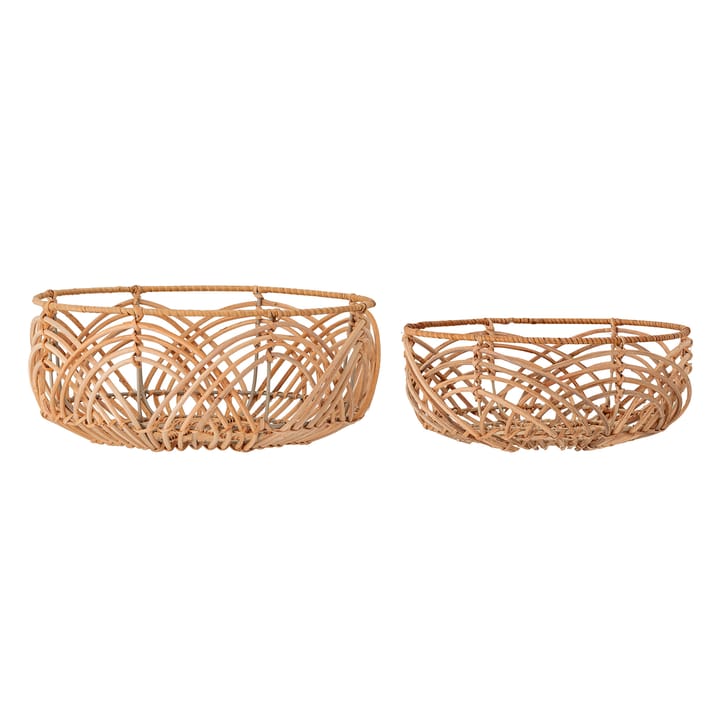 Bloomingville broodmand rotan 2-pack - Natuur - Bloomingville