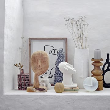 Bloomingville decoratievaas 40 cm - Wit - Bloomingville
