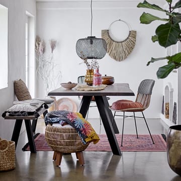 Bloomingville hanglamp bamboe Ø42 cm - Zwart - Bloomingville