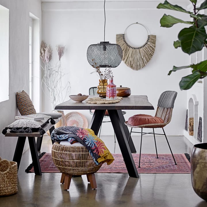 Bloomingville hanglamp bamboe Ø42 cm, Zwart Bloomingville